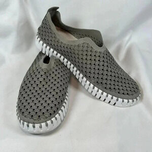 Ilse Jacobsen Tulip Size US 6 or EU 36 Shoe Gray Color Slip On Casual Sneaker